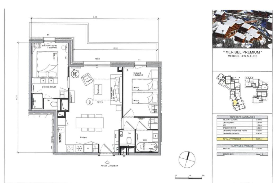 L'hevana - De Prestige Centre Apartment Meribel