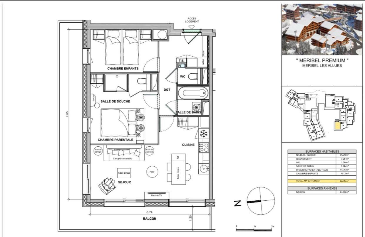 Apartment L'hevana - De Prestige Centre Meribel